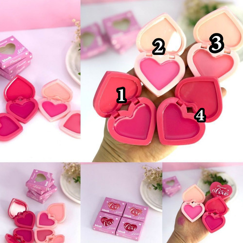 رژ گونه قلبی چرب
